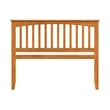 Mission Queen Wood Headboard in Light Toffee