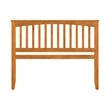 Mission Queen Wood Headboard in Light Toffee