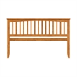 Mission King Wood Headboard in Light Toffee
