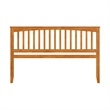 Mission King Wood Headboard in Light Toffee