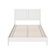 Berkshire Full Wood Low Profile Platform Bed in White