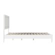 Berkshire Full Wood Low Profile Platform Bed in White