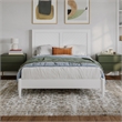 Berkshire Full Wood Low Profile Platform Bed in White