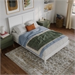Berkshire Full Wood Low Profile Platform Bed in White