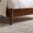 Berkshire Full Wood Low Profile Platform Bed in Walnut
