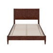 Berkshire Full Wood Low Profile Platform Bed in Walnut