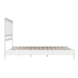 Becket Queen Wood Low Profile Platform Bed in White