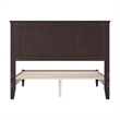 Naples Full Wood Low Profile Platform Bed in Espresso
