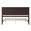 Naples King Wood Low Profile Platform Bed in Espresso
