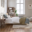 Quincy Twin XL Wood Low Profile Platform Bed in White
