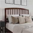 Quincy Queen Wood Low Profile Platform Bed in Walnut