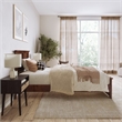 Charlotte Twin XL Low Profile Platform Bed with Matching Footboard in Walnut