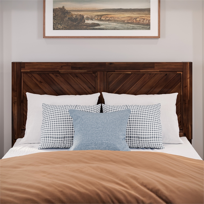 Canyon Full Wood Headboard in Barnwood
