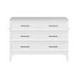 Santa Fe Full Wood Murphy Bed Chest with Mattress & Built-in Charger in White