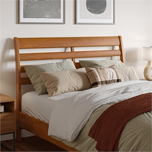 Savannah Full Wood Headboard in Light Toffee