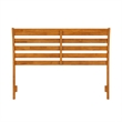 Savannah Queen Wood Headboard in Light Toffee