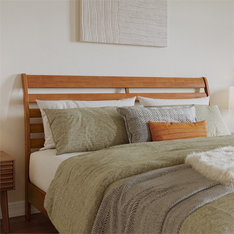 Savannah King Wood Headboard in Light Toffee