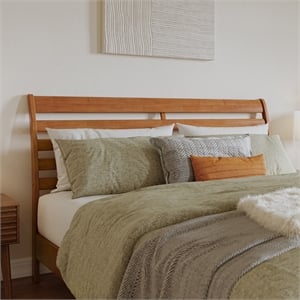 Savannah King Wood Headboard in Light Toffee
