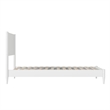 Pasadena Twin XL Solid Wood Low Profile Platform Bed in White