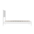 AFI Pasadena Twin Solid Wood Low Profile Platform Bed in White