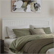 Nantucket King Wood Platform Bed with Matching Footboard and Drawers in White