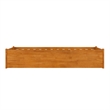 Concord Twin XL Wood Platform Bed with Footboard and Drawers in Light Toffee
