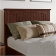 Nantucket Twin XL Platform Bed with Matching Footboard and TXL Trundle in Walnut