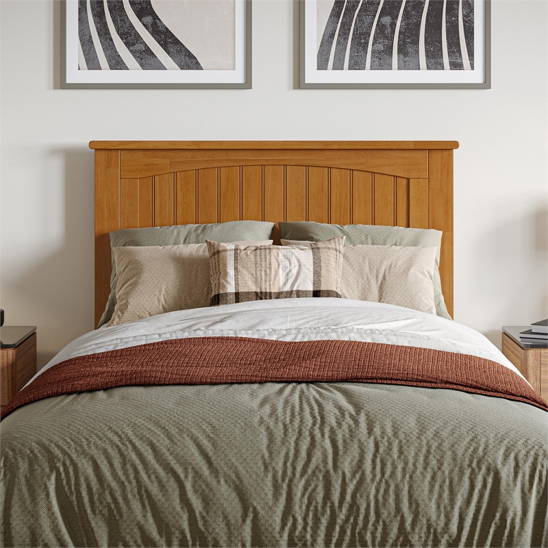 Nantucket TXL Platform Bed with Matching Footboard & TXL Trundle in Light Toffee
