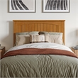 Nantucket TXL Platform Bed with Matching Footboard & TXL Trundle in Light Toffee