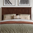 Nantucket Full Platform Bed with Matching Footboard and Twin Trundle in Walnut
