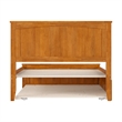 Nantucket Full Platform Bed w/Matching Footboard & Full Trundle in Light Toffee