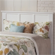 Madison King Wood Foundation Bed Frame with Matching Footboard in White