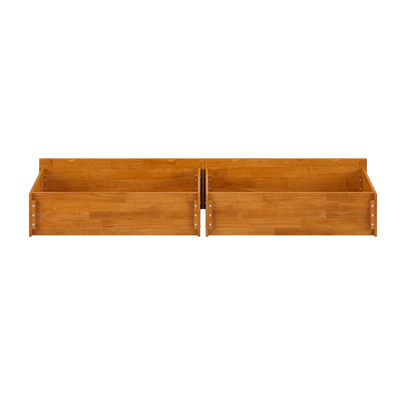 AFI Twin/Full Urban Solid Hardwood Bed Drawers in Light Toffee
