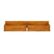 AFI Twin/Full Urban Solid Hardwood Bed Drawers in Light Toffee