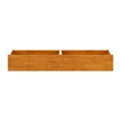 AFI Twin/Full Urban Solid Hardwood Bed Drawers in Light Toffee