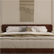 AFI Florence King Sized Solid Hardwood Headboard in Walnut Brown