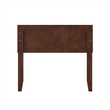 AFI Sophia Twin Sized Solid Hardwood Headboard in Walnut Brown