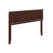 AFI Sophia Full Sized Solid Hardwood Headboard in Walnut Brown