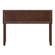 AFI Sophia Full Sized Solid Hardwood Headboard in Walnut Brown