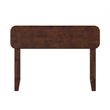 AFI Florence Twin Sized Solid Hardwood Headboard in Walnut Brown