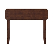 AFI Florence Twin Sized Solid Hardwood Headboard in Walnut Brown