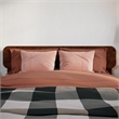 AFI Florence Full Sized Solid Hardwood Headboard in Walnut Brown