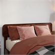 AFI Florence Full Sized Solid Hardwood Headboard in Walnut Brown