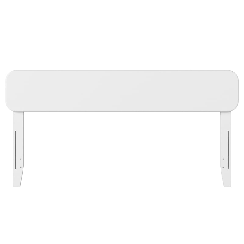 Florence Queen Solid Wood Headboard in White