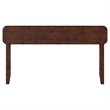Florence Queen Solid Wood Headboard in Walnut
