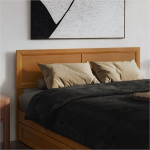 AFI Sophia Queen Sized Solid Hardwood Headboard in Light Toffee