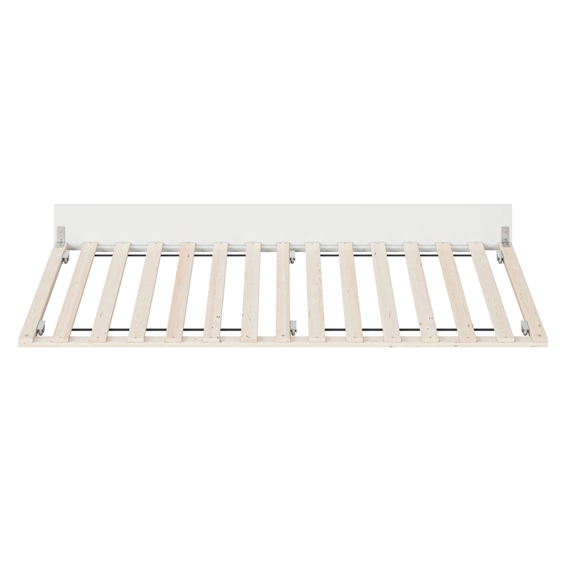 AFI Twin XL Size Solid Wood Mid-Century Modern Trundle in White