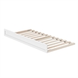 AFI Twin Size Solid Hardwood Mid-Century Modern Trundle in White