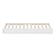 AFI Twin Size Solid Hardwood Mid-Century Modern Trundle in White