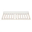 AFI Twin Size Solid Hardwood Mid-Century Modern Trundle in White
